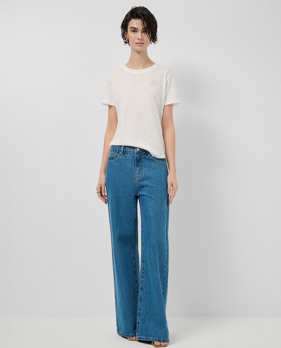 Imagem 0 de Jeans Largas Personalizadas na Cintura