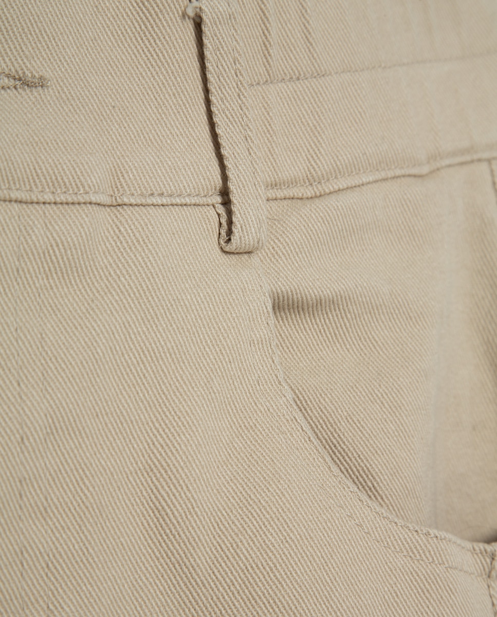 Pantalón de mujer baggy - Roberto Verino - Negro Crudo-5