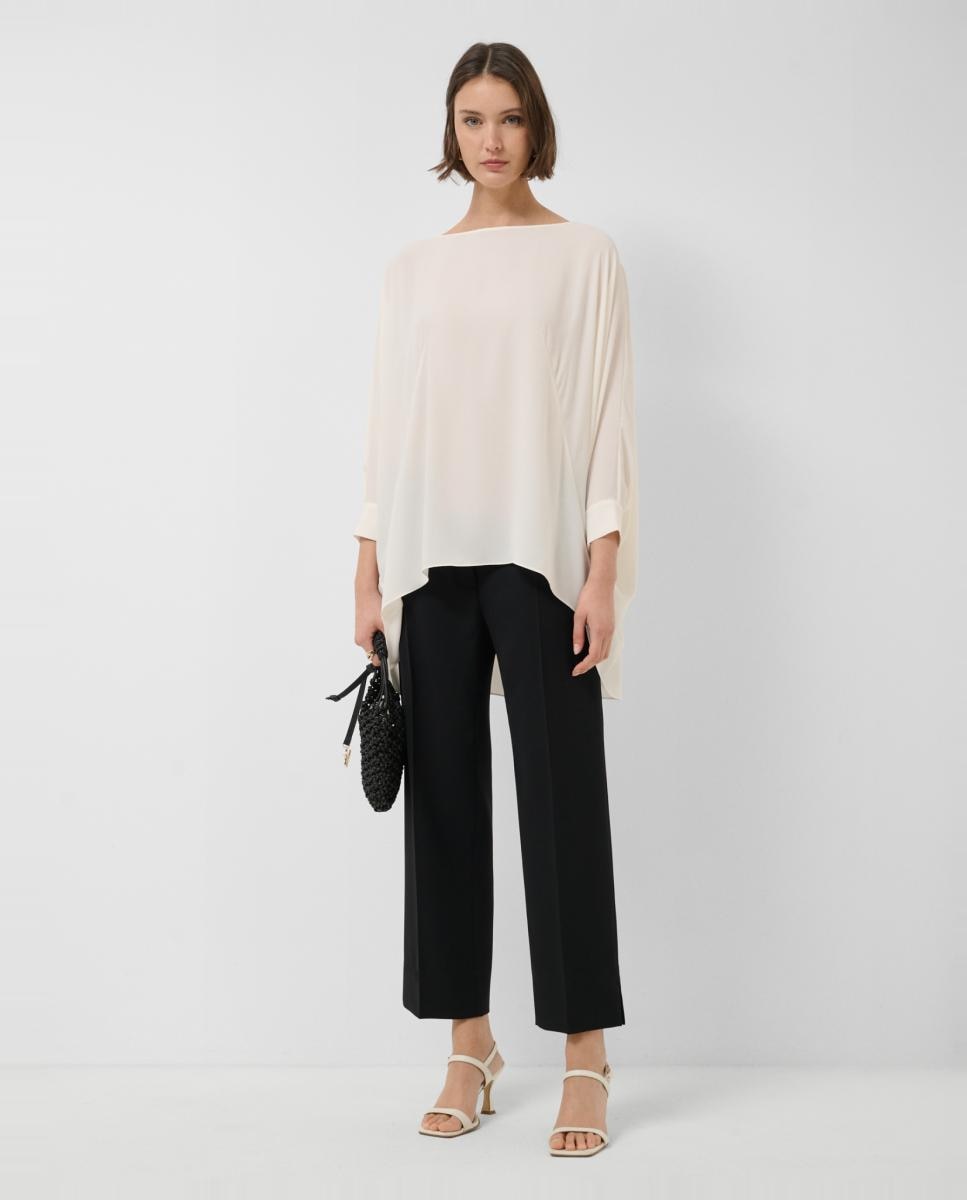 Blusa em Tecido Fluido Cru-4