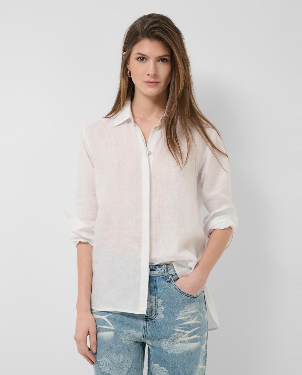 Imagem 0 de Camisa Oversize de Linho