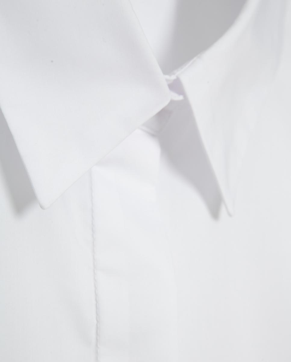 Camisa Oversize com Manga Raglã Branco-5