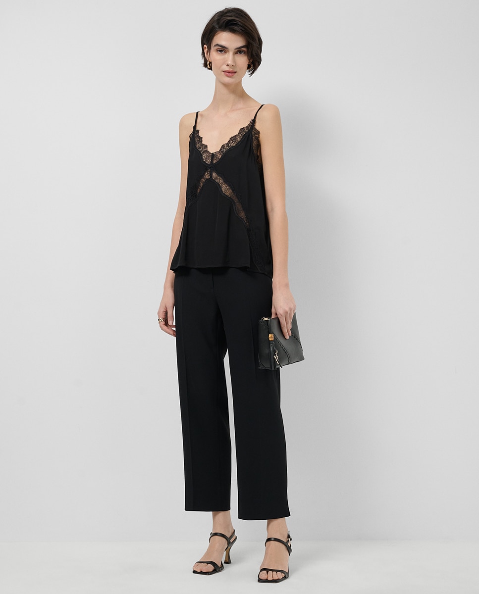 Top com Renda Preto-6