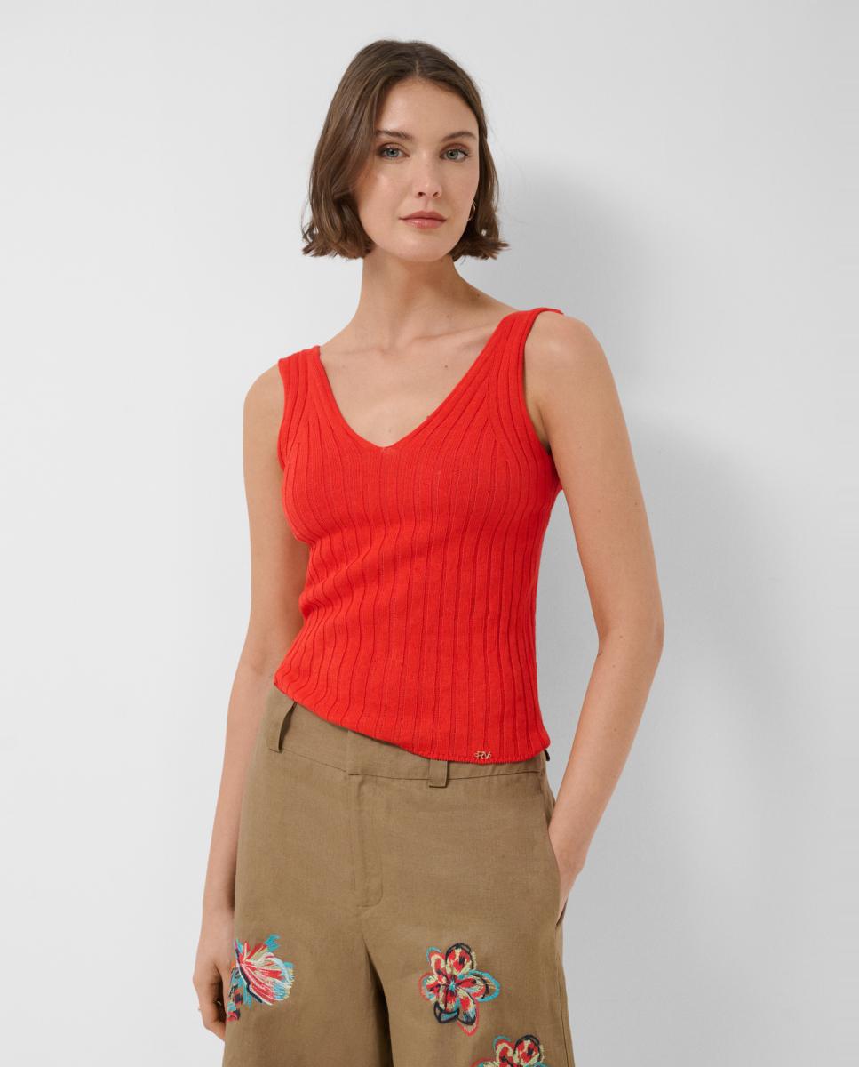 Imagem 0 de Top Assimétrico Canelado