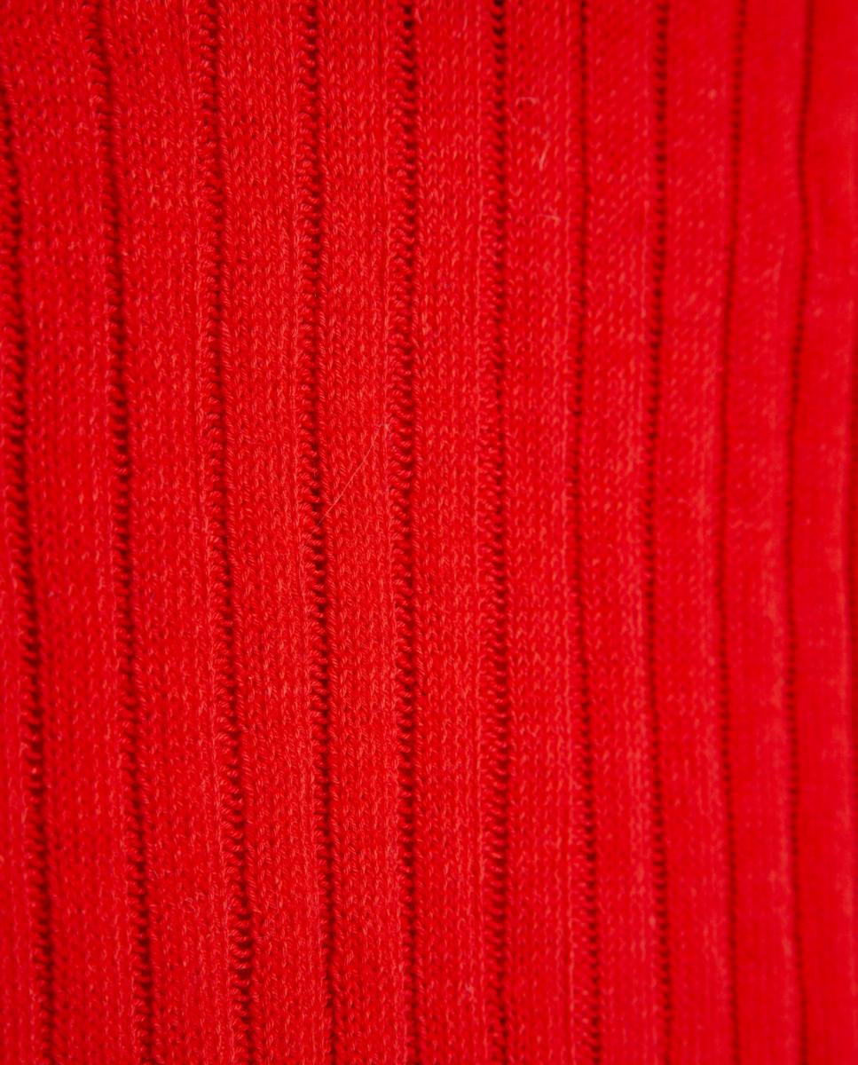Top Assimétrico Canelado Vermelho-6