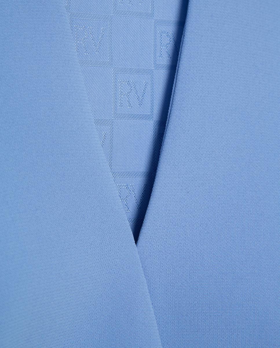 Top Estruturado de Crepe Azul-claro-2