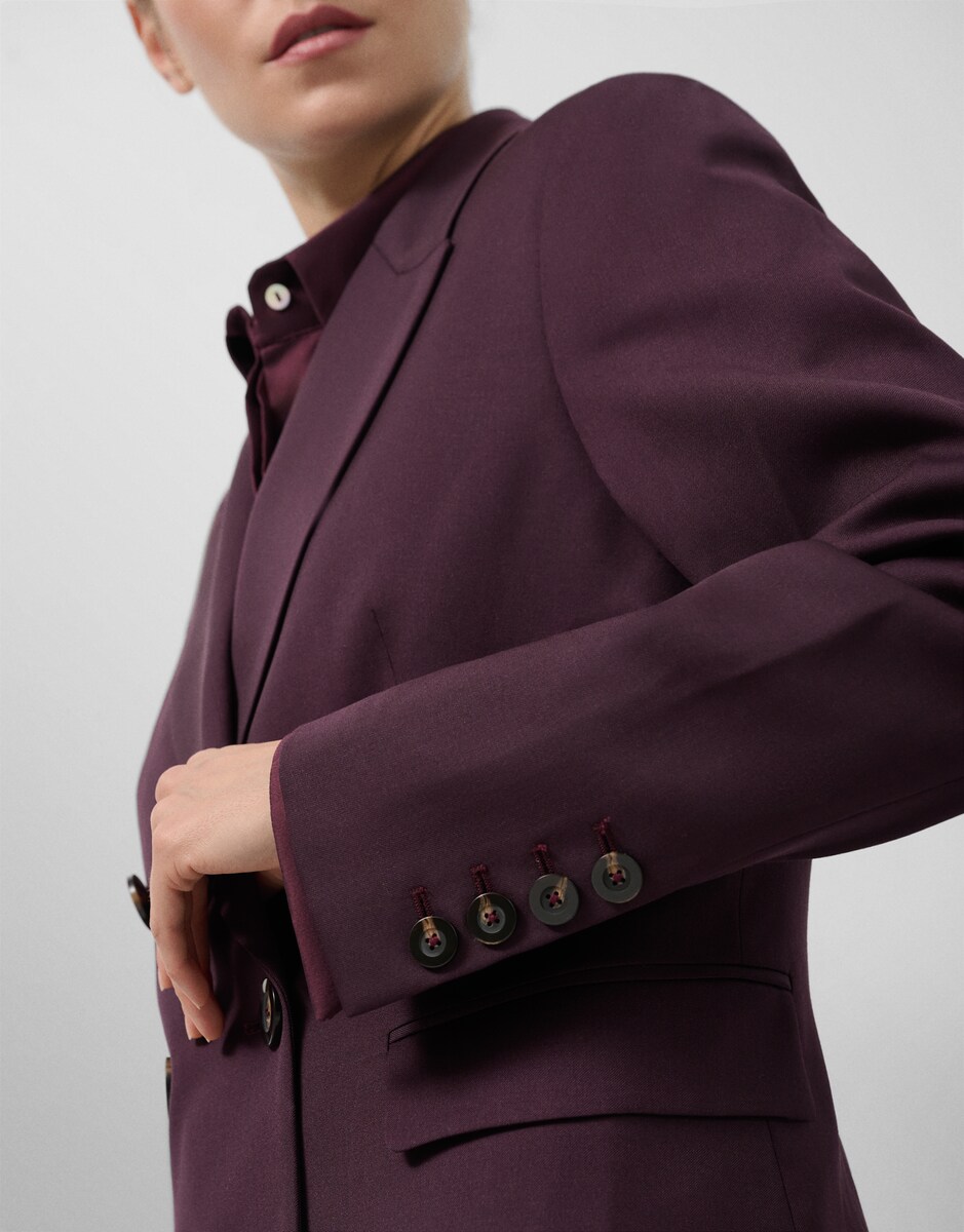 Blazer Assertoado de Lã Telha-2