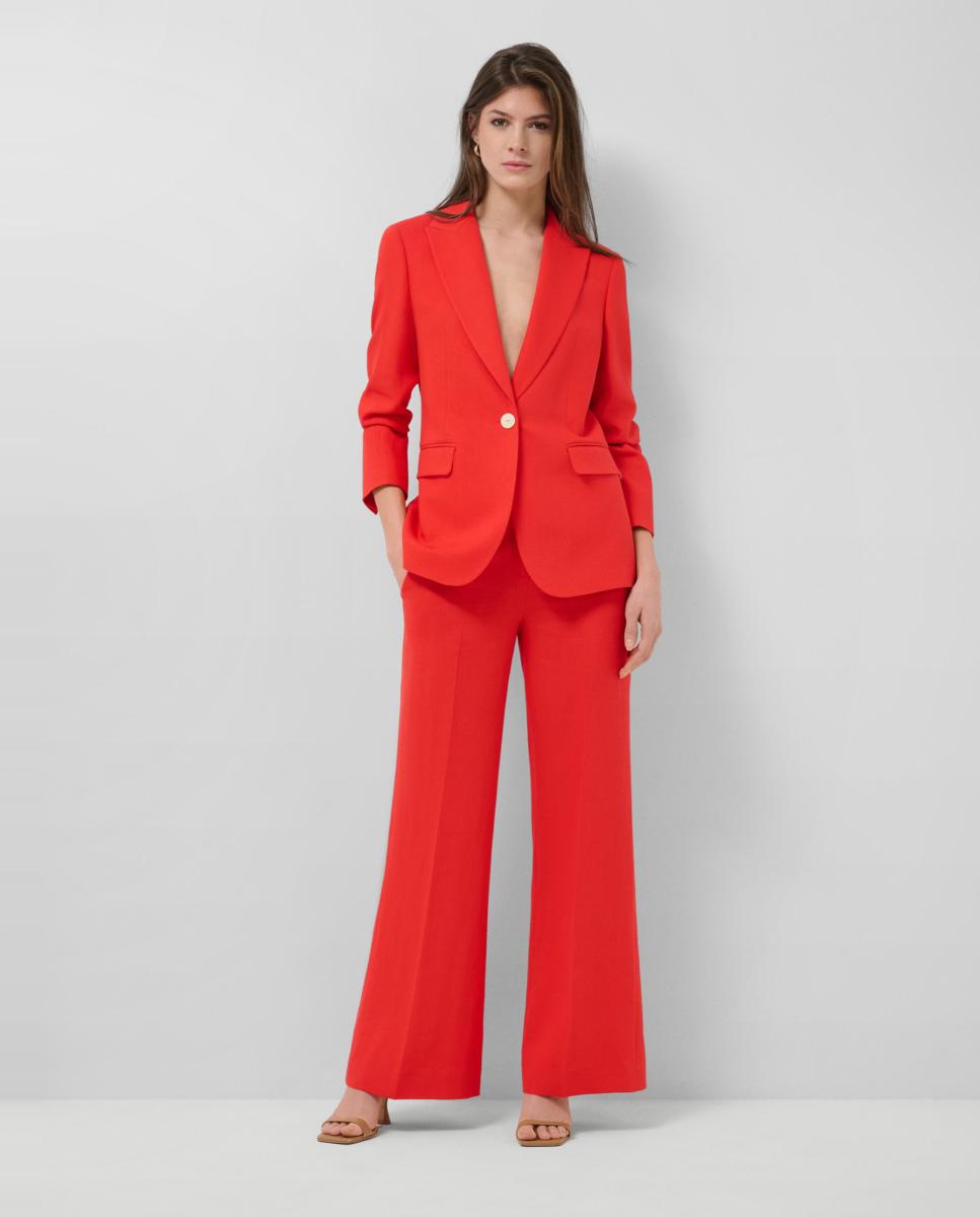 Blazer com um Botão Coral-6
