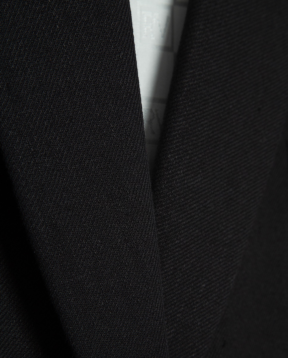 Blazer com um Botão Preto-4
