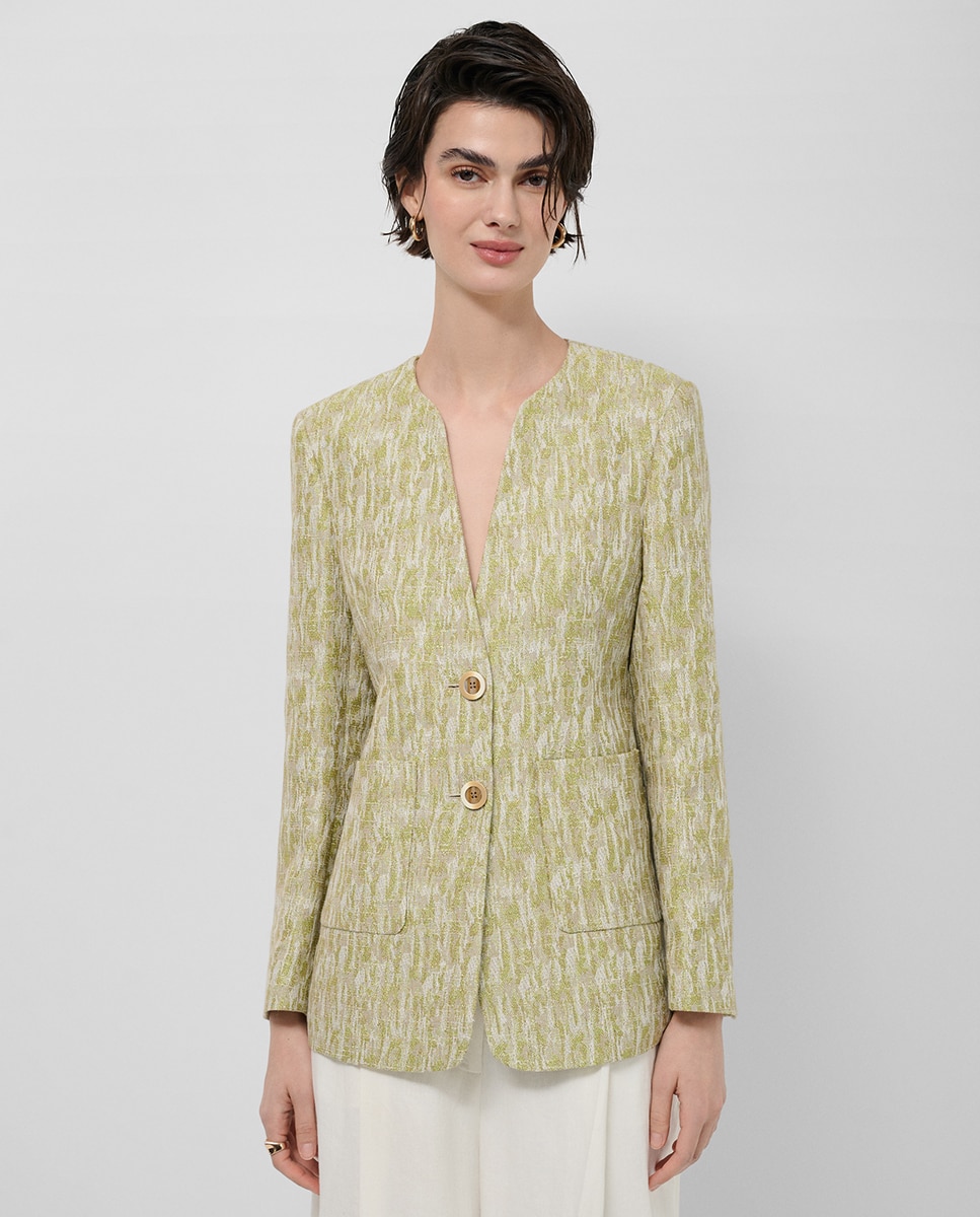 Roberto Verino - Chaqueta de mujer jacquard.