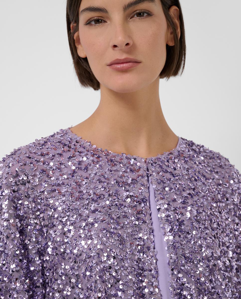 Chaqueta de mujer corta abullonada - Roberto Verino - Lila Lila-2