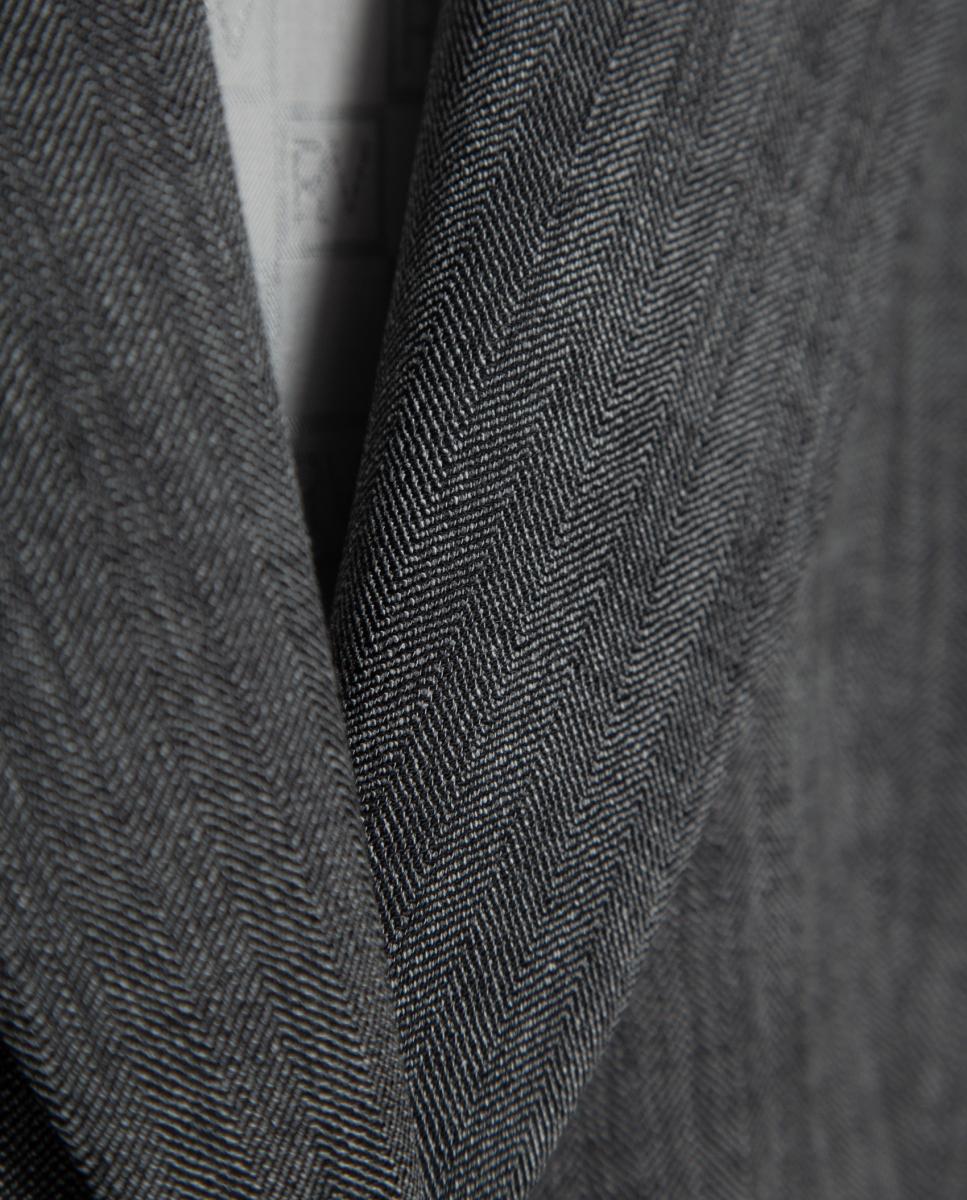 Chaqueta de mujer corta espiga - Roberto Verino - Gris oscuro Gris oscuro-6