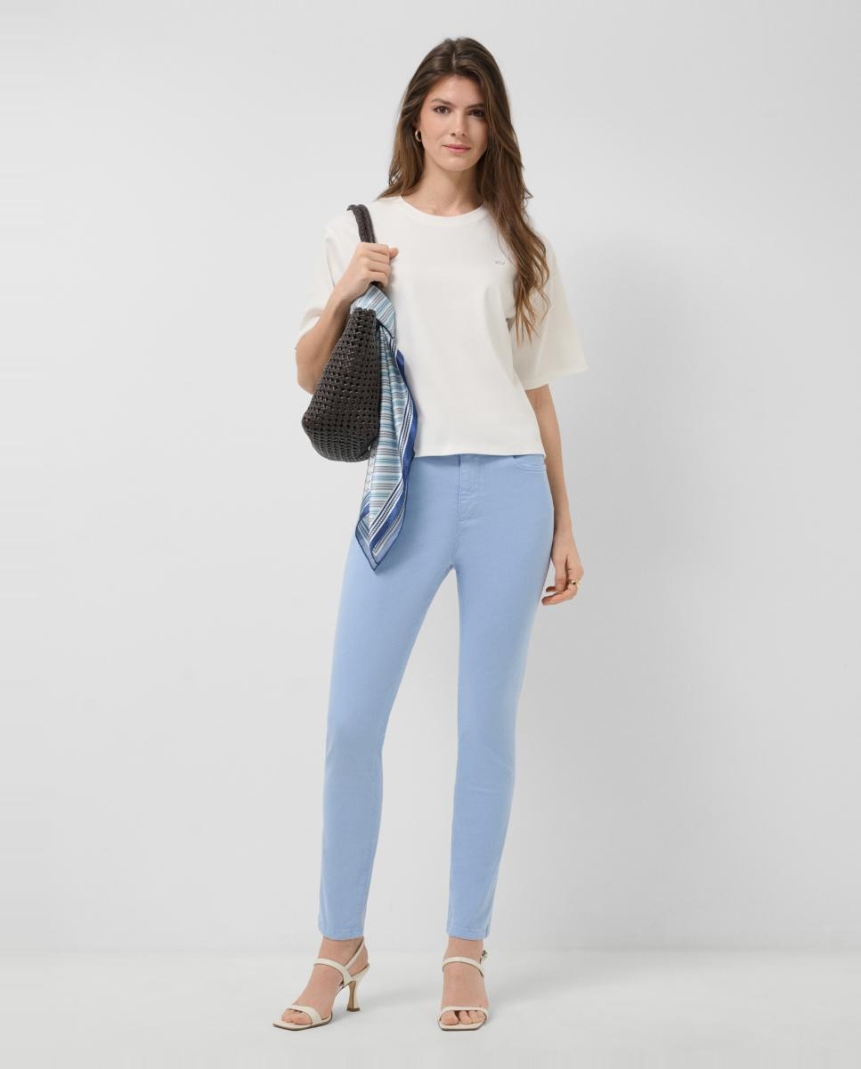 T-shirt Oversize com Strass RV no Peito Cru-6