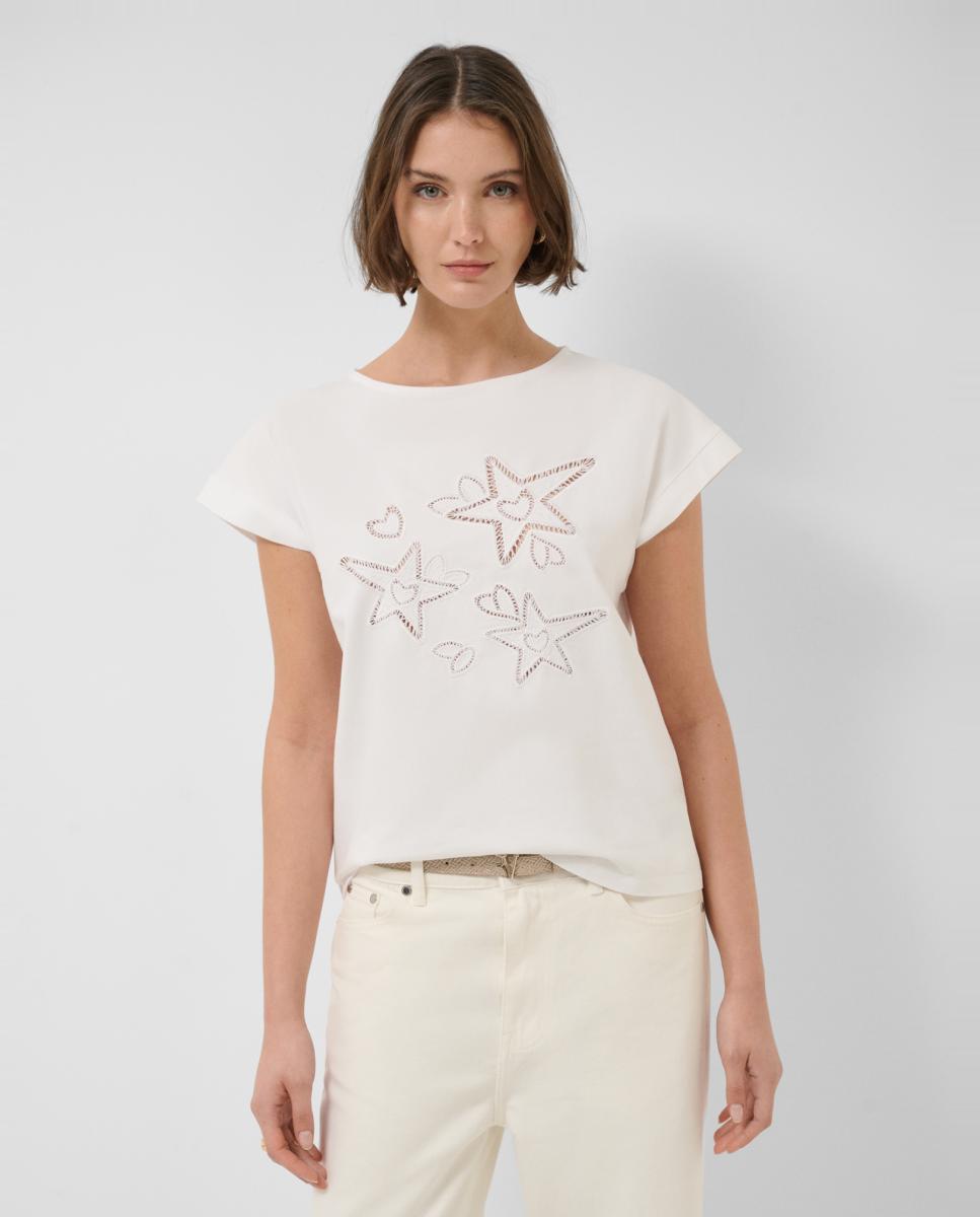 Imagem 0 de T-shirt sem Mangas Oversize com Bordado