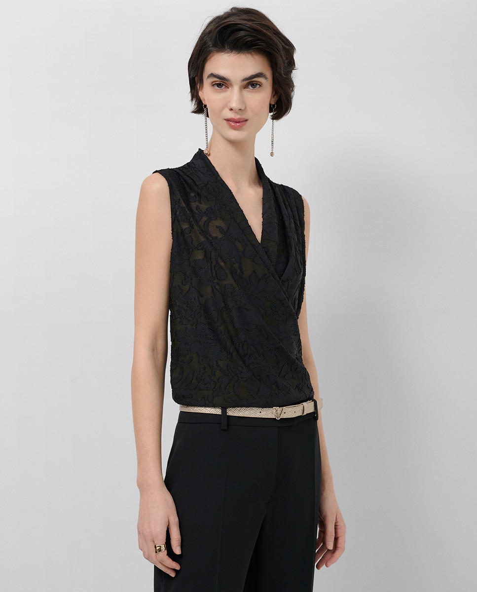 Imagem 0 de T-shirt Cruzada sem Mangas