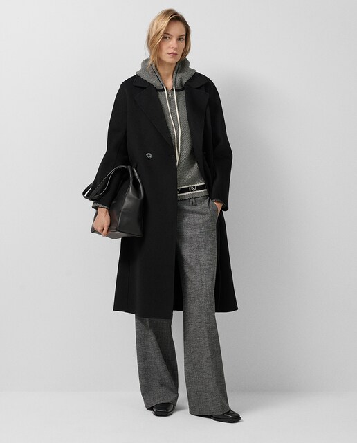 Imagen 0 de Abrigo de mujer largo oversize doble faz