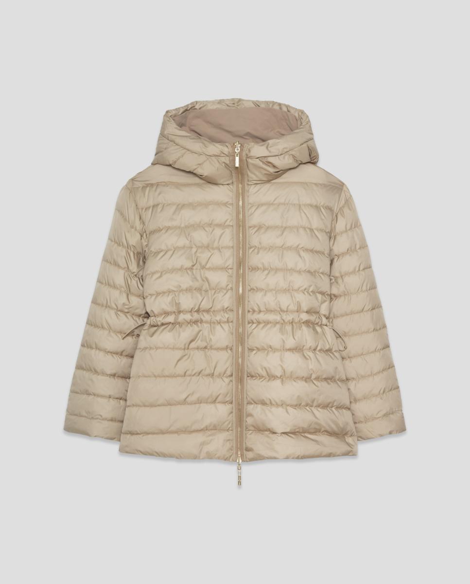 Imagen 7 de Chaqueta de mujer corta reversible con capucha - Roberto Verino - Camel Camel