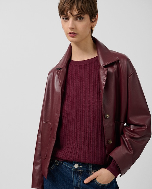 Imagem 0 de Casaco de Napa com Bolsos