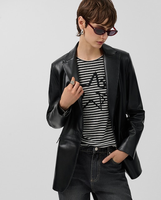 Imagem 0 de Blazer de Napa com um Botão