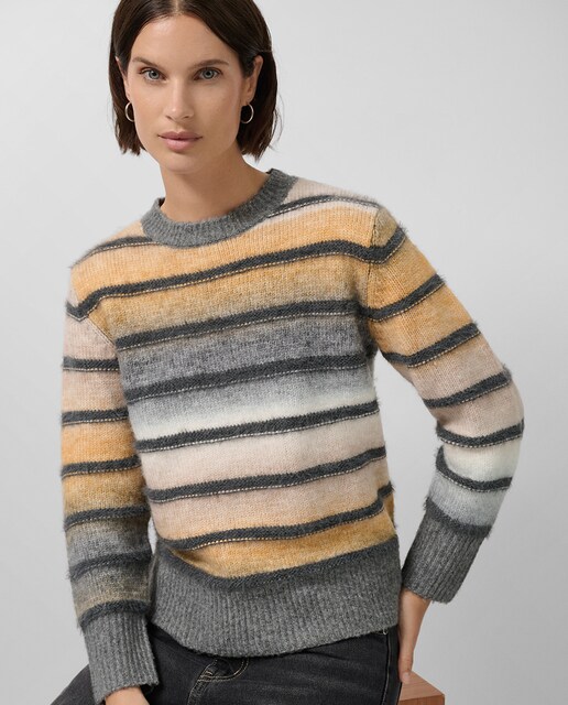 Imagen 0 de Jersey de mujer punto fantasía franjas