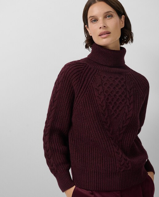 Imagen 0 de Jersey de mujer punto grueso tricotado