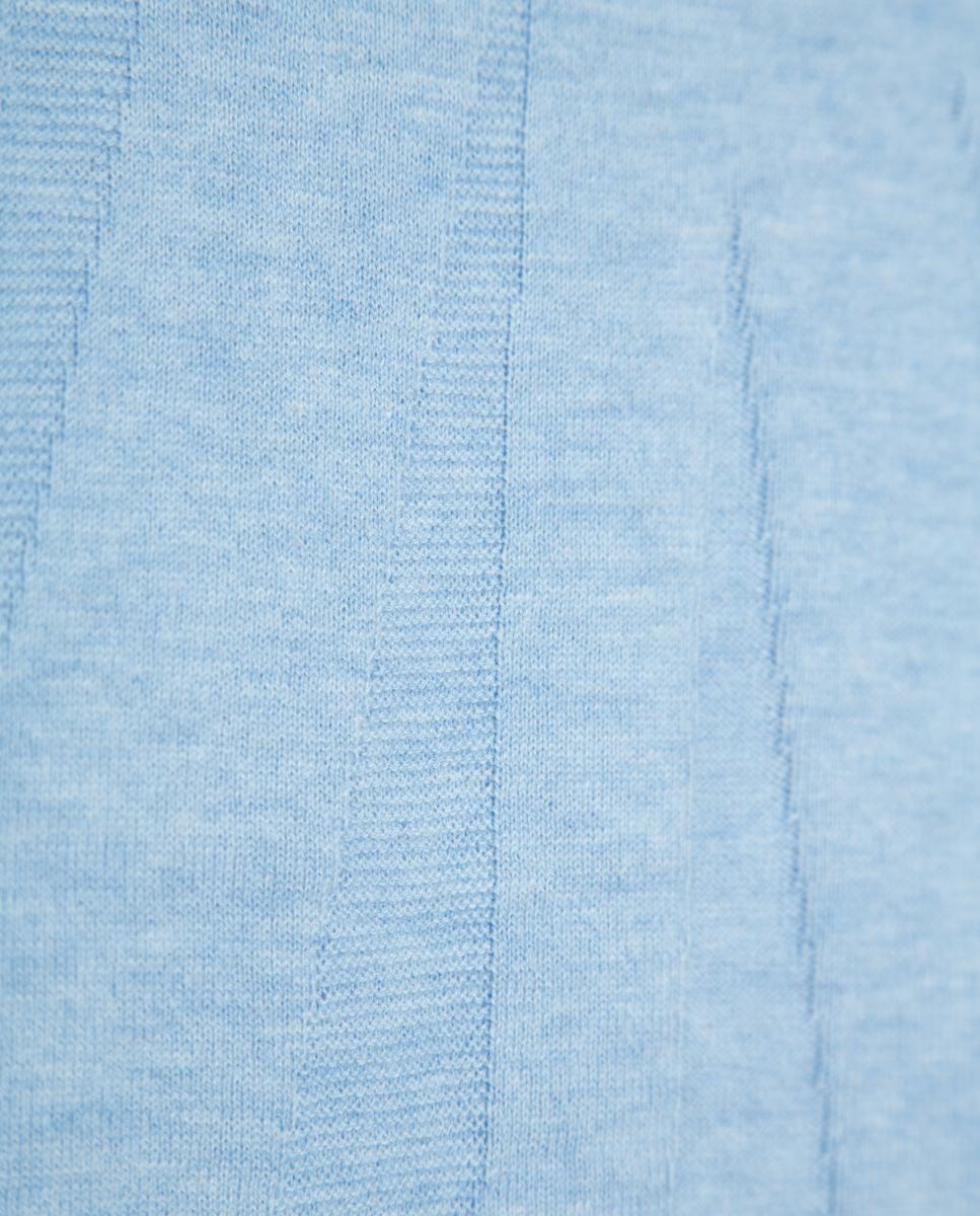 Jersey de mujer de manga corta punto fino - Roberto Verino - Azul Azul-5