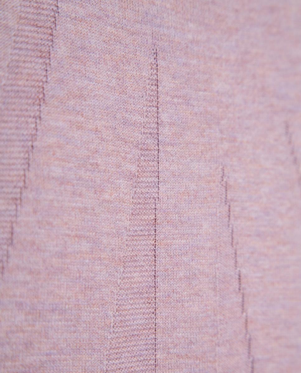 Camisola de Malha Fina com Manga Curta Lilás-5