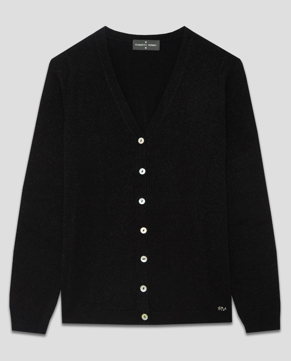 Casaco de Malha Fina Preto-8