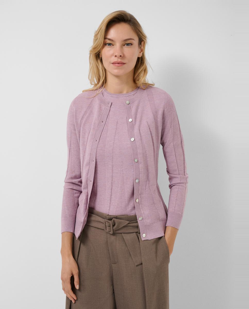 Imagem 0 de Cardigan Curto de Malha Fina