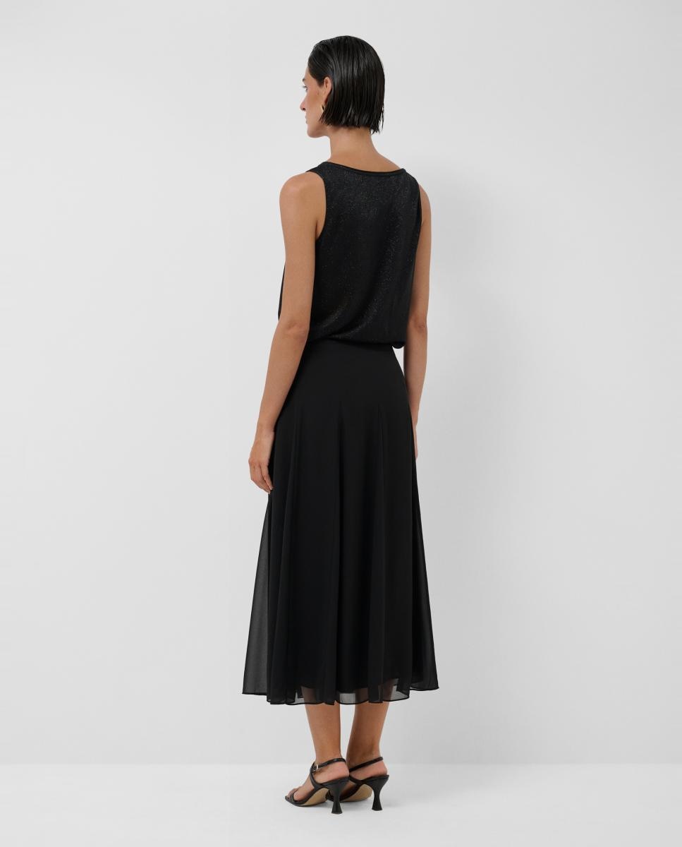 Saia Midi com Godés Preto-3