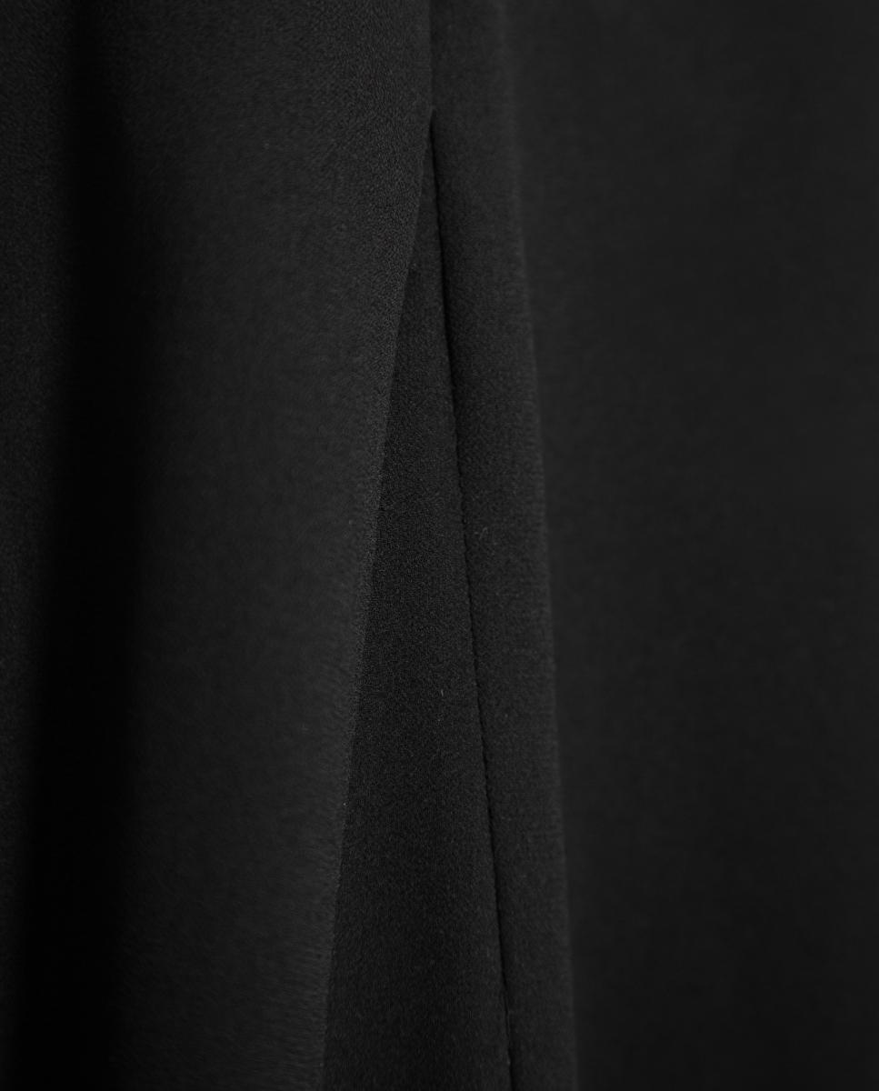 Saia Midi com Godés Preto-5