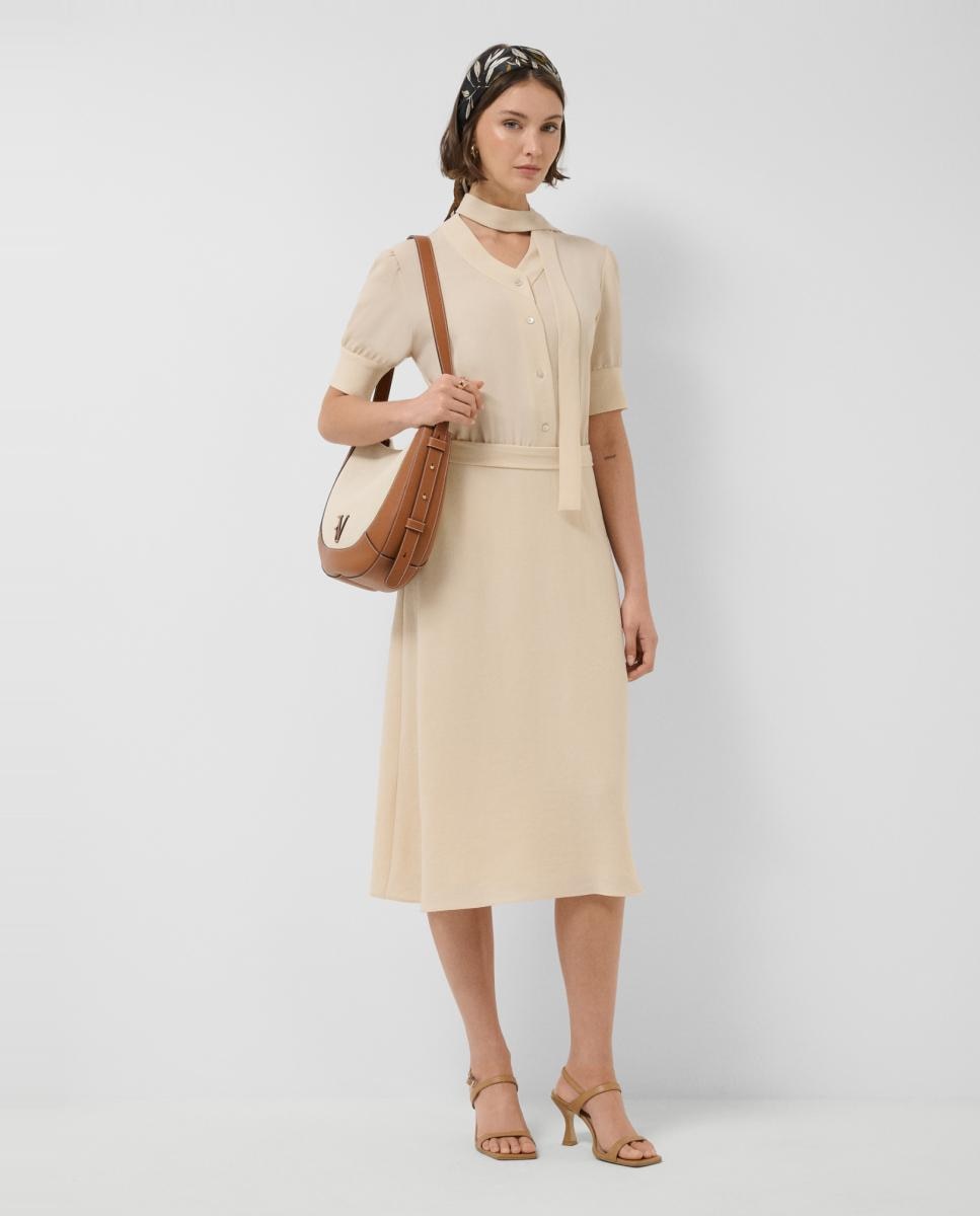 Imagem 0 de Vestido Midi com Manga 3/4