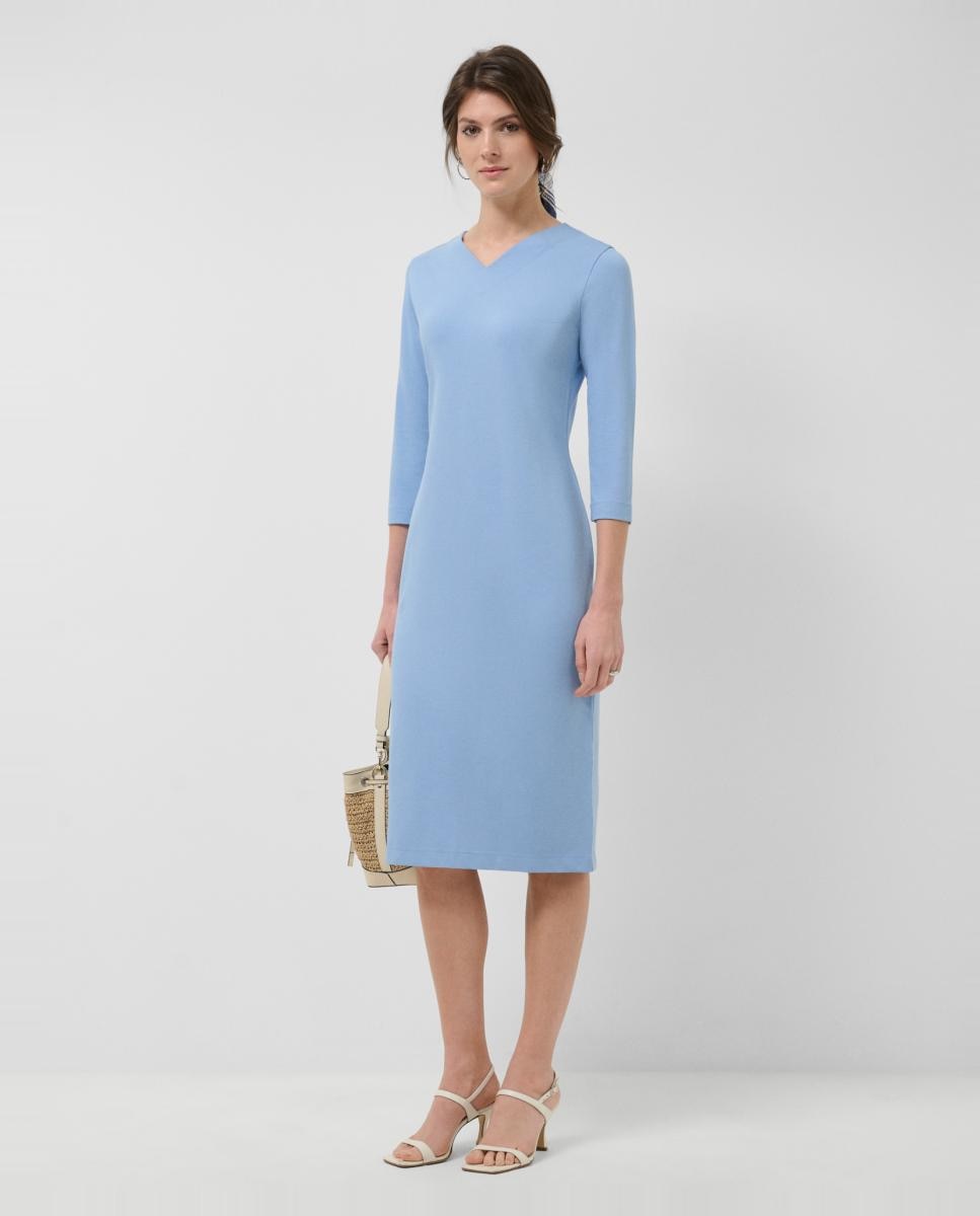 Imagem 0 de Vestido de Malha Elástica com Manga Comprida