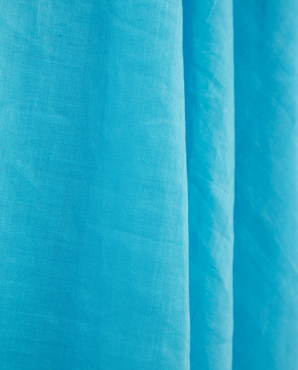 Vestido Midi sem Mangas Azul-índigo-6