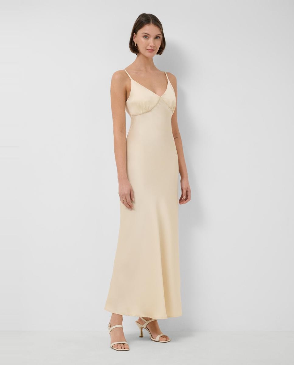 Vestido lencero de tirantes - Roberto Verino - Crudo Crudo-1