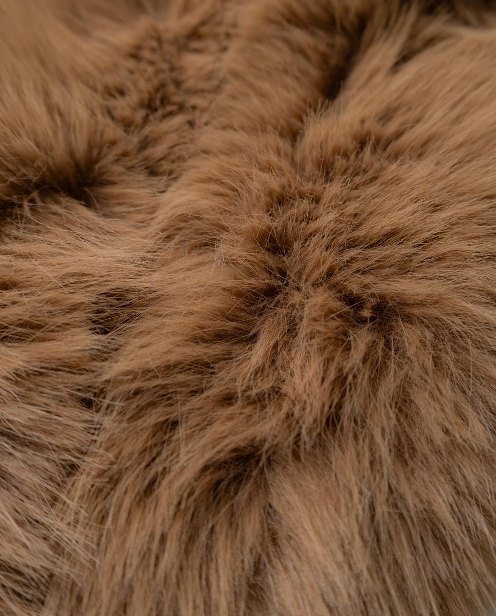 Cuello de mujer redondeado efecto pelo - Roberto Verino - Camel Camel-2