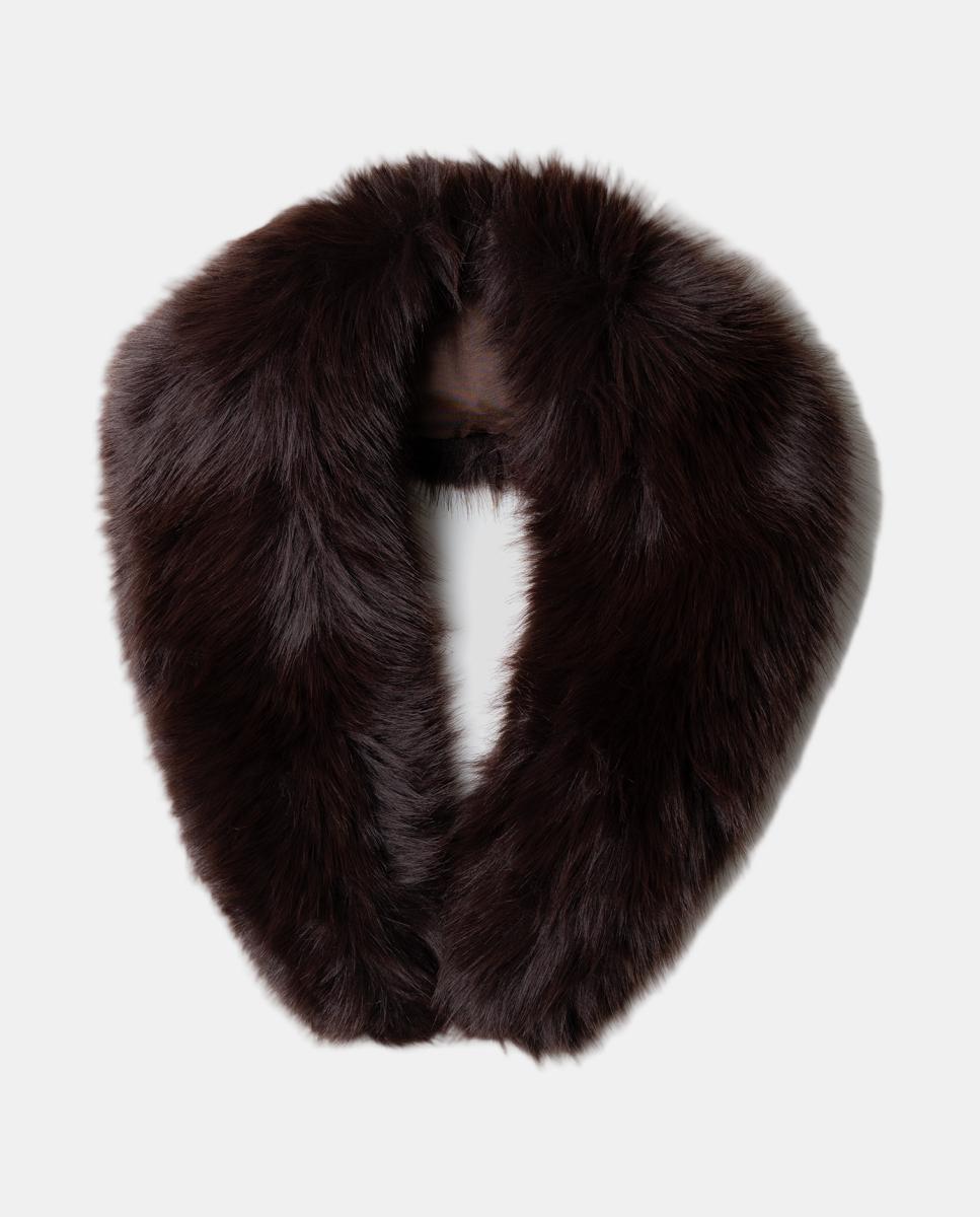 Cuello de mujer redondeado efecto pelo - Roberto Verino - Granate Granate-1
