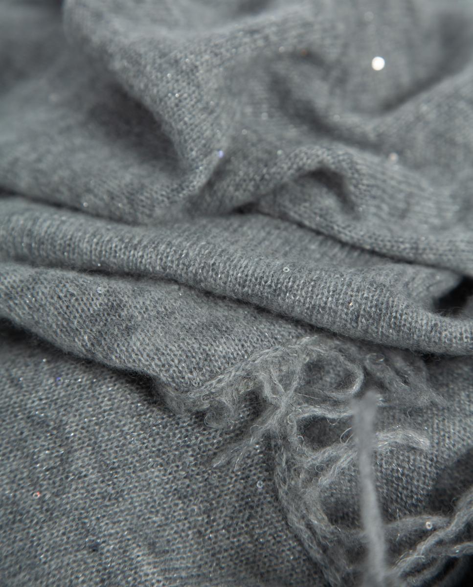 Bufanda de mujer cashmere - Roberto Verino - Gris Gris-3