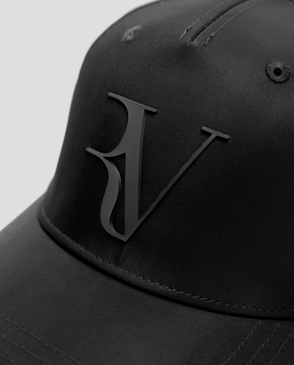 Pala de Nylon com Logótipo em Relevo Preto-3