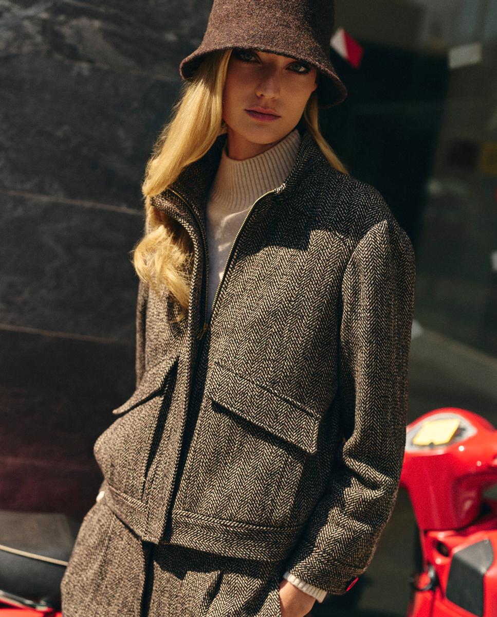 Imagen 3 de Gorro de mujer bucket lana - Roberto Verino - Marrón Marrón