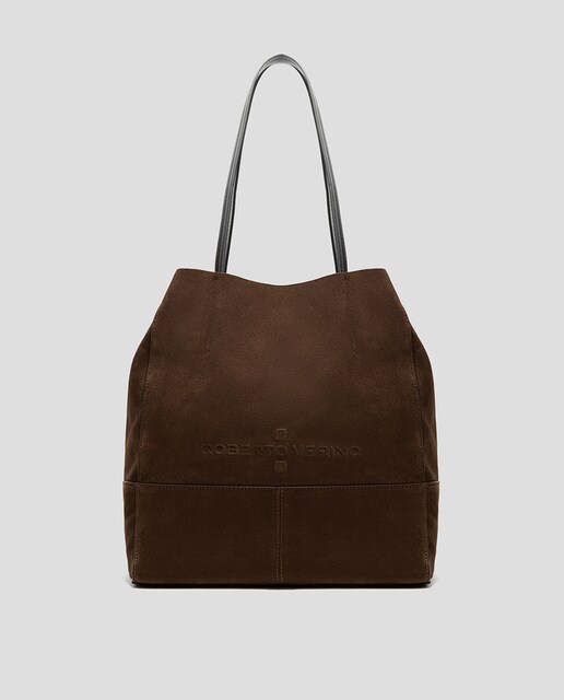 Imagem 0 de Mala Shopper Megan Midi de Camurça