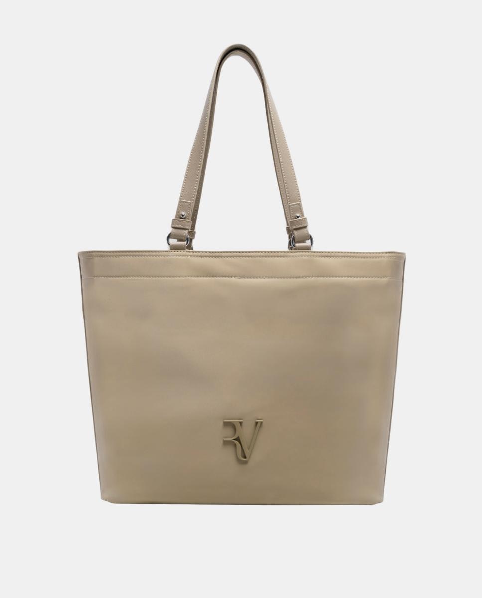 Imagen 0 de Bolso shopper de mujer Violeta nylon Camel