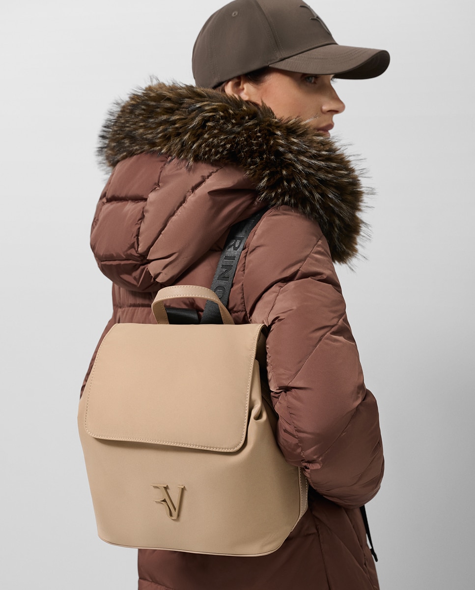 Mochila Violeta de Nylon Camel-5