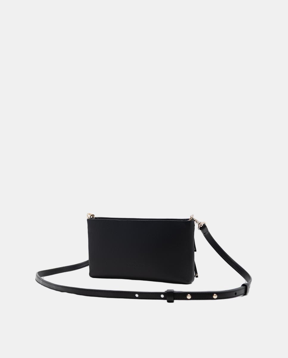Mala Mini Chloe com Franjas Preto-4