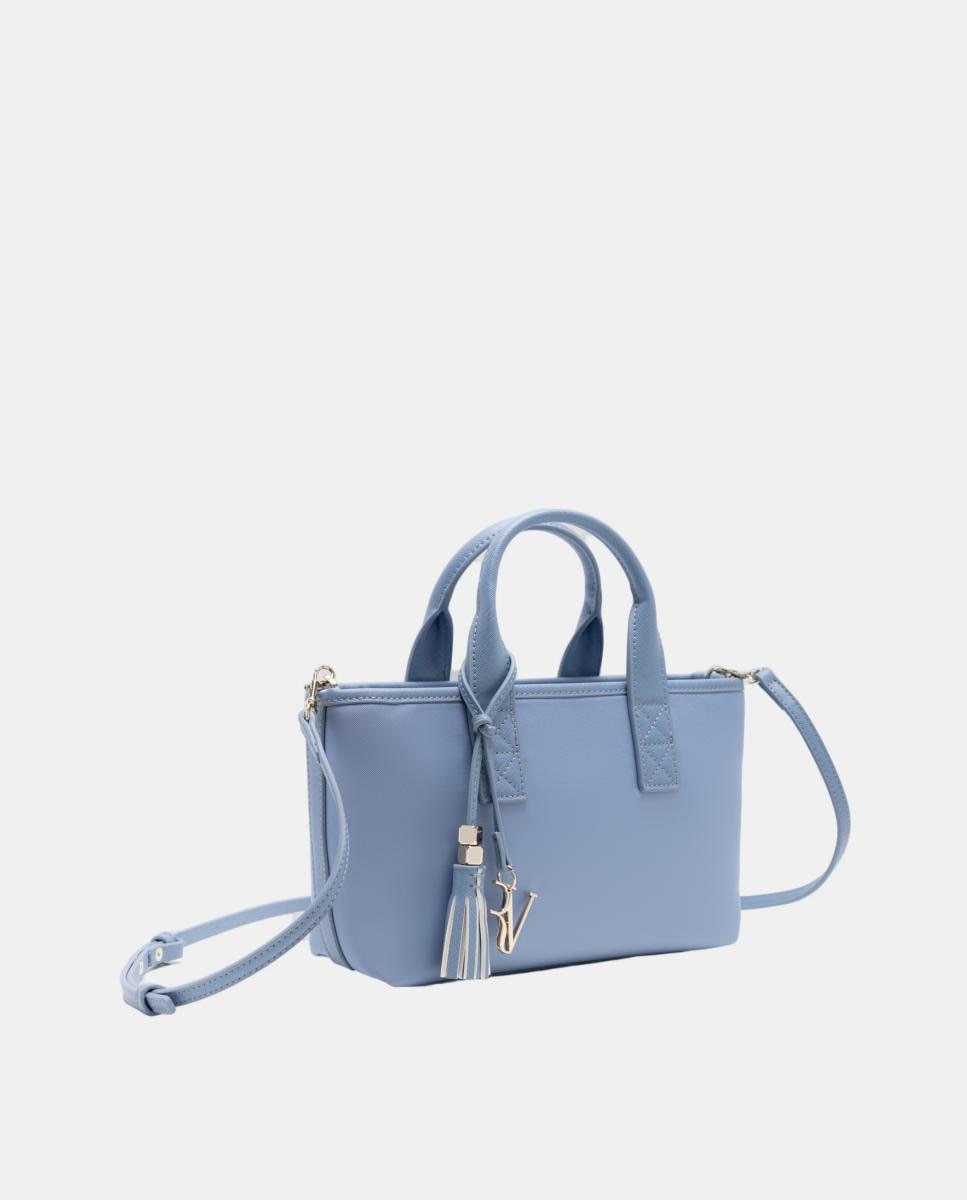 Mala de Mão Dafne Mini em Pele Azul-claro-3