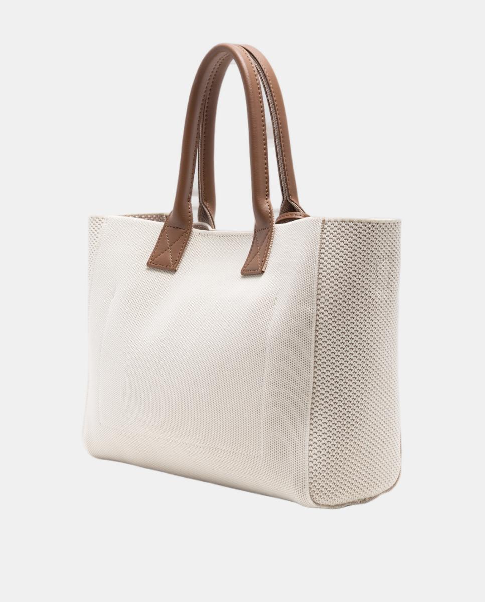 Mala de Mão Zendaya Satchel de Malha Cru-4