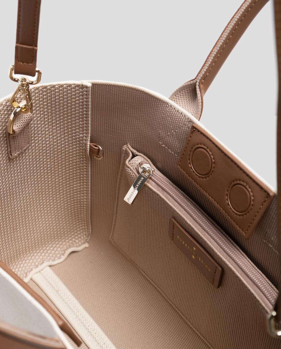 Mala de Mão Zendaya Satchel de Malha Cru-5