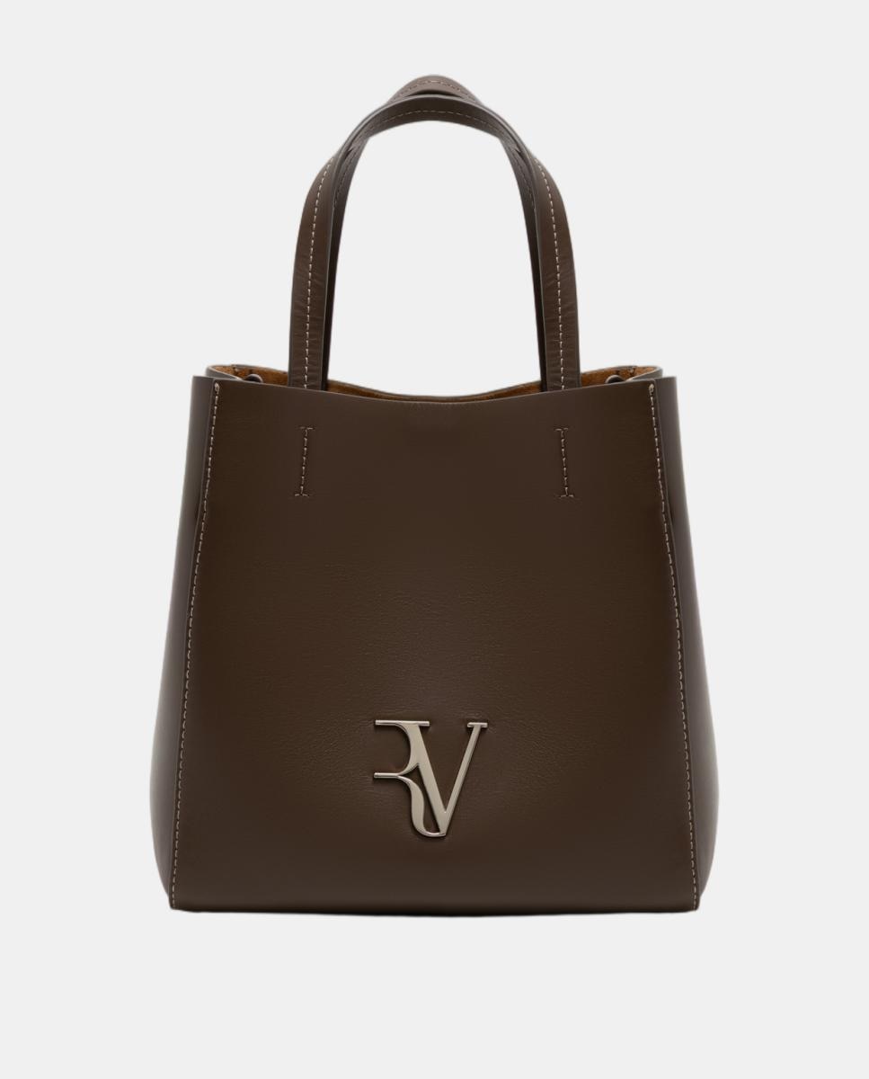 Imagem 0 de Mala Tipo Tote Bruna Midi em Pele
