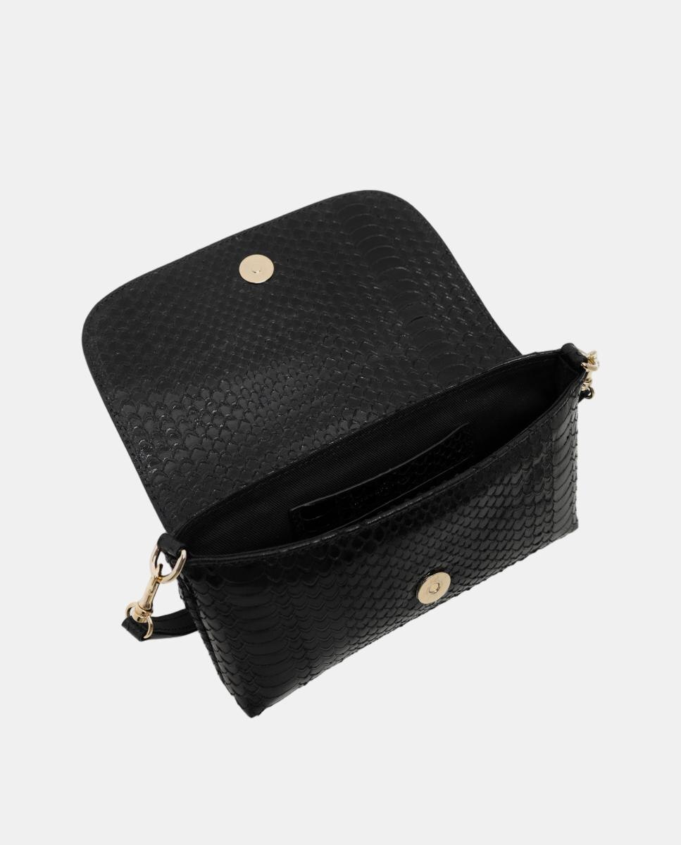 Mala de Mão Victoria Mini em Pele com Tachas Preto-6