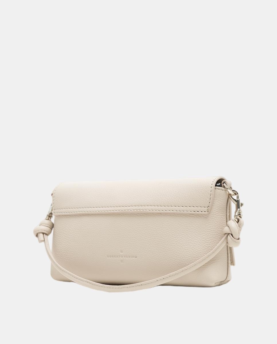 Bolso de mujer de mano Roma piel - Roberto Verino - Crudo Crudo-4