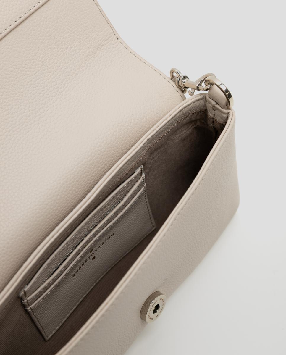 Bolso de mujer de mano Roma piel - Roberto Verino - Crudo Crudo-5